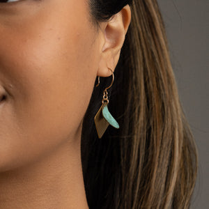 SSD - Verdigris Drop Earrings
