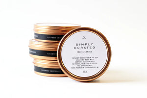 CUCUMBER SWEETGRASS SOY TRAVEL CANDLE