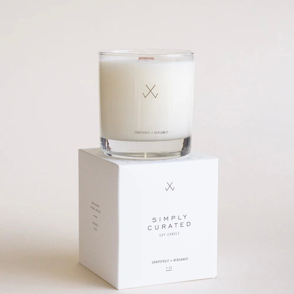 GRAPEFRUIT + BERGAMOT SOY CANDLE